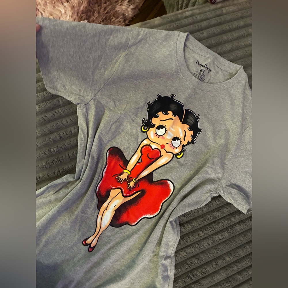 Betty Boop Heather Gray Tee